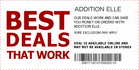 Addition Elle Coupons