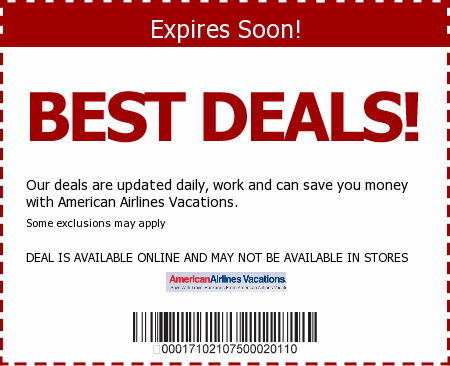 American Airlines Vacations Promo Code