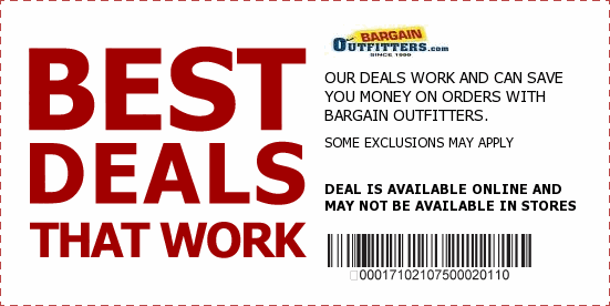 Bargain Outfitters Coupons