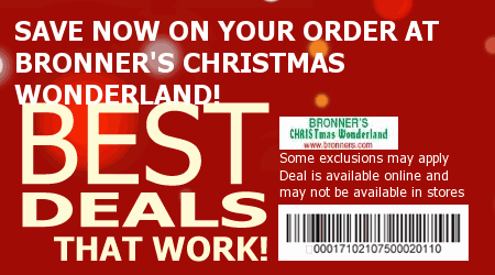 Bronner s Christmas Wonderland Coupons: Save w/ 2014 Promo Codes Free