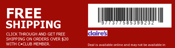 Claires Coupon