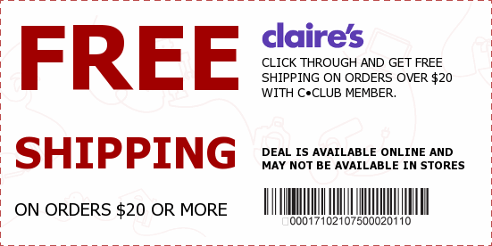 Claires Coupons