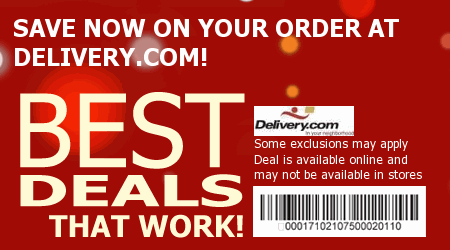 Delivery.com Coupon Code