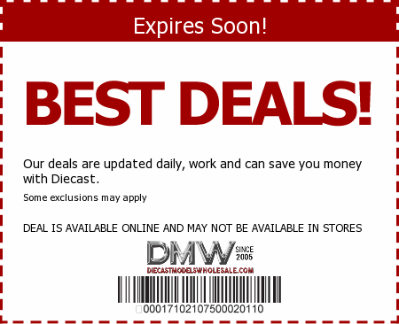 Diecast Promo Code