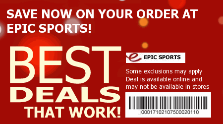 Epic Sports Coupon Codes: Save w/ 2015 Coupons & Free Shippings