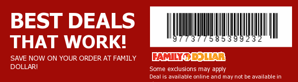 Family Dollar Coupon