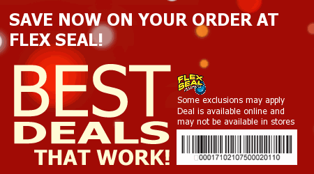 Flex Seal Coupon Code