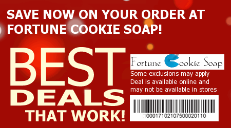 Fortune Cookie Soap Coupon Code
