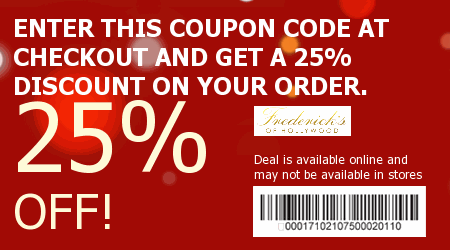 Fredericks of Hollywood Coupon Code