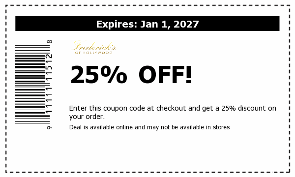 Fredericks of Hollywood Deals