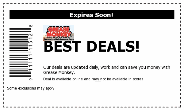 Grease Monkey Deals