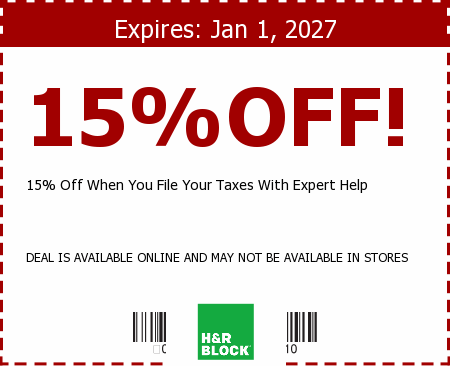 H&R Block Promo Code