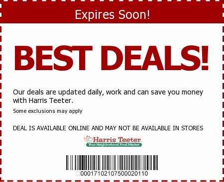 Harris Teeter Promo Code