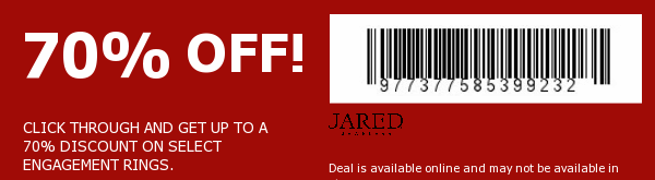 Jared Coupon