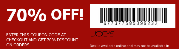 Joe's Jeans Coupon