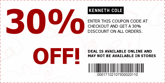 Kenneth Cole Coupons