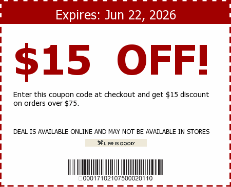 Life is good Promo Code