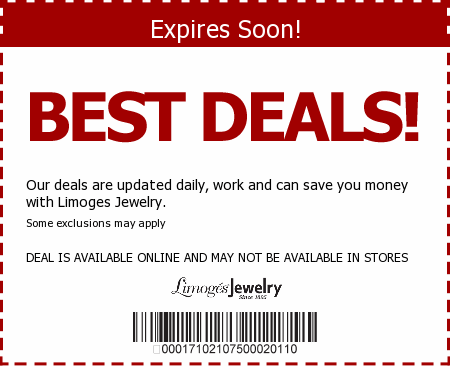 Limoges Jewelry Promo Code