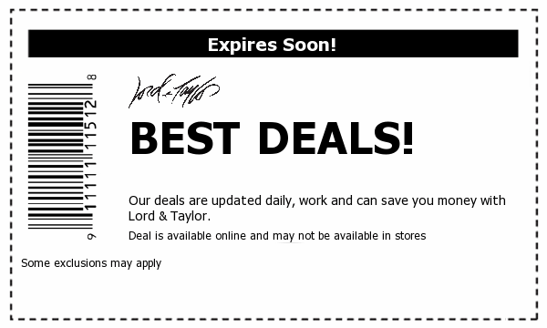 Lord and Taylor Deals