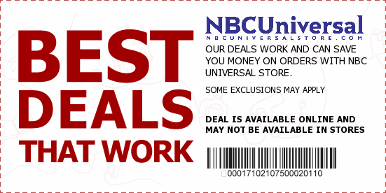 NBC Universal Store Coupons