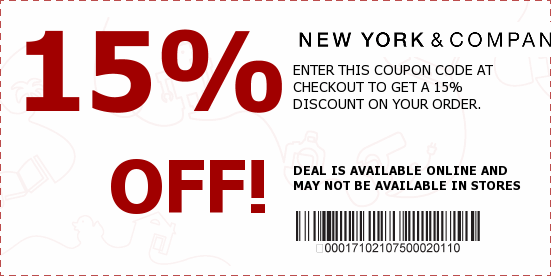 New York and Company Coupons