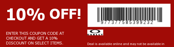 Oakley Coupon