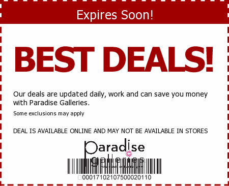 Paradise Galleries Promo Code