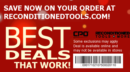ReconditionedTools.com Coupon Code
