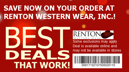 Renton Western Wear Coupon Code