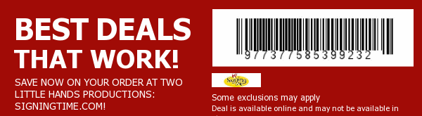 Signing Time Coupon