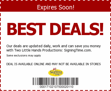 Signing Time Promo Code