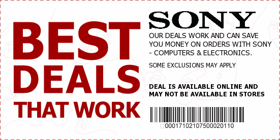 Sony Coupons