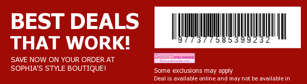 Sophia's Style Boutique Coupon