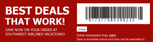 Southwest Vacations Coupon