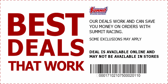 Summit Racing Coupons