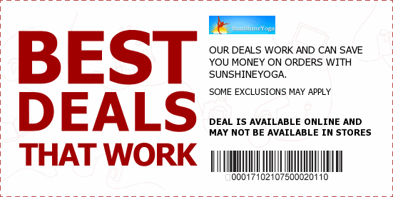 SunShineYoga Coupons