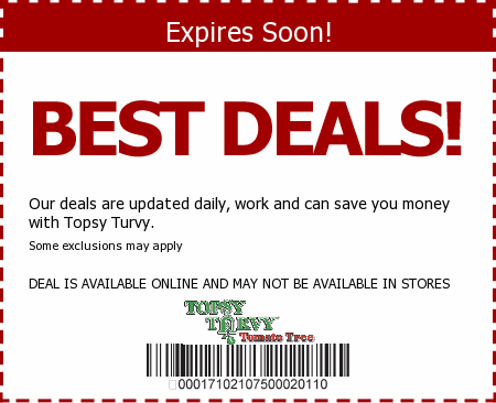 Topsy Turvy Promo Code