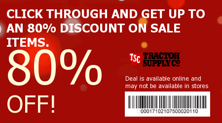 Tractor Supply Coupon Code