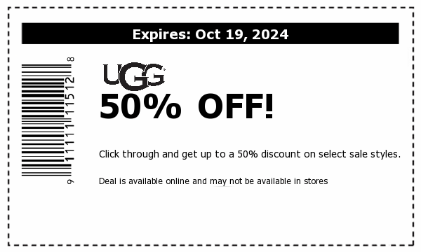 ugg coupon code october 2012