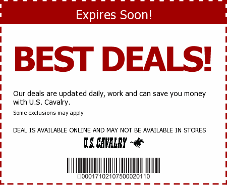 US Cavalry Promo Code