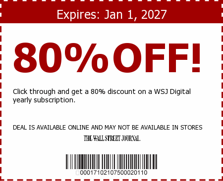 Wall Street Journal Promo Code