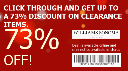 Williams Sonoma Coupon Code