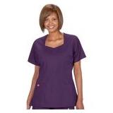 Dickies Everyday Sweetheart Neck Tunic Scrub Top Coupons