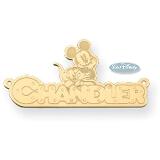 Disney Personalized Mickey Mouse Name Pendant Coupons