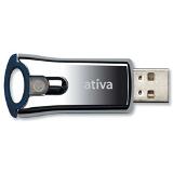 Ativa Capless USB 2.0 Flash Drive, 4GB Coupons