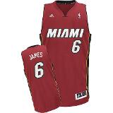 Adidas Miami Heat LeBron James Youth (Sizes 8-20) Revolution 30 Swingman Alternate Jersey Coupons