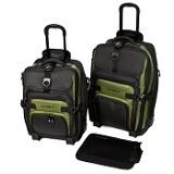 Samsonite Evolve 3 Piece Luggage Set -Black/Green Coupons