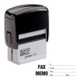 Cosco Self-Inking FAX MEMO Message Stamp Coupons