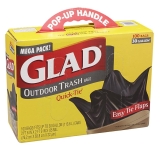 CLOROX Glad Quick Tie Large Trash Bag Coupons