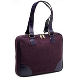 Mango Tango Eggplant Faux Suede Slim-Line Laptop Bag Coupons